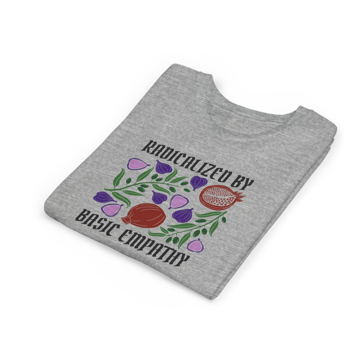 Youth Radicalized by Basic Empathy Floral Graphic T-Shirt