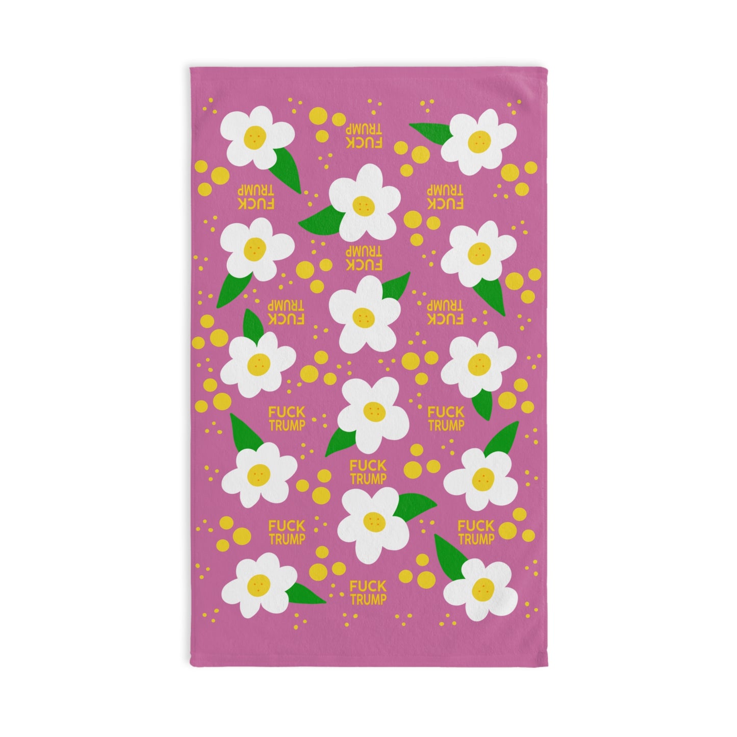 Subtle Daisy Pink Hand Towel