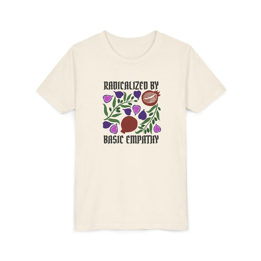 Youth Radicalized by Basic Empathy Floral Graphic T-Shirt