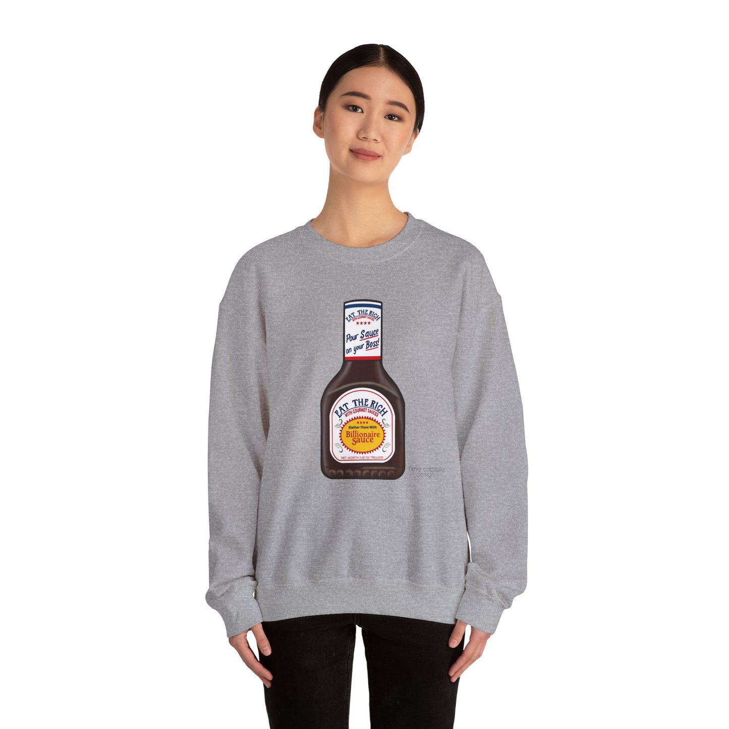 Sweet Eat the Rich Unisex Heavy Blend™ Crewneck Sweatshirt
