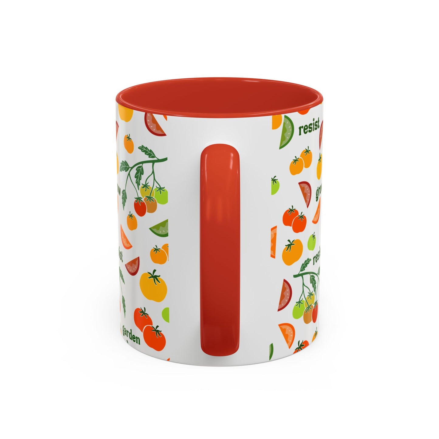 Resist Grow Garden tomatoes coffee mug | Accent Mug 11oz 15oz