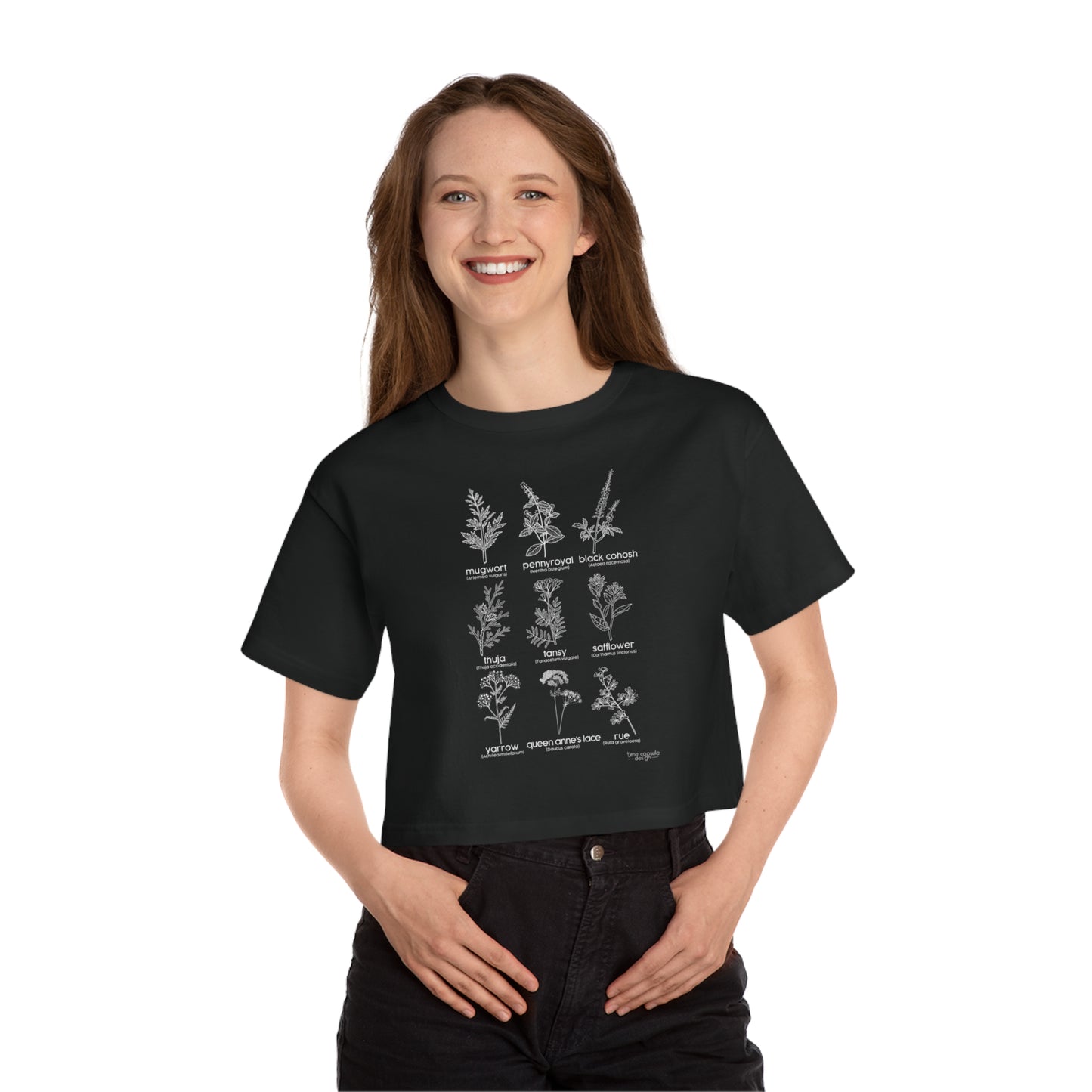 Herbs for Reproductive Freedom Champion Women's Heritage Cropped T-Shirt
