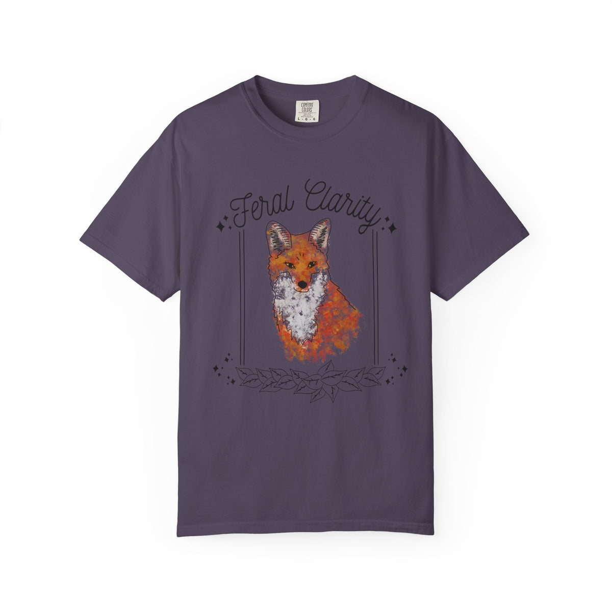 Feral Clarity Fox Graphic T-Shirt