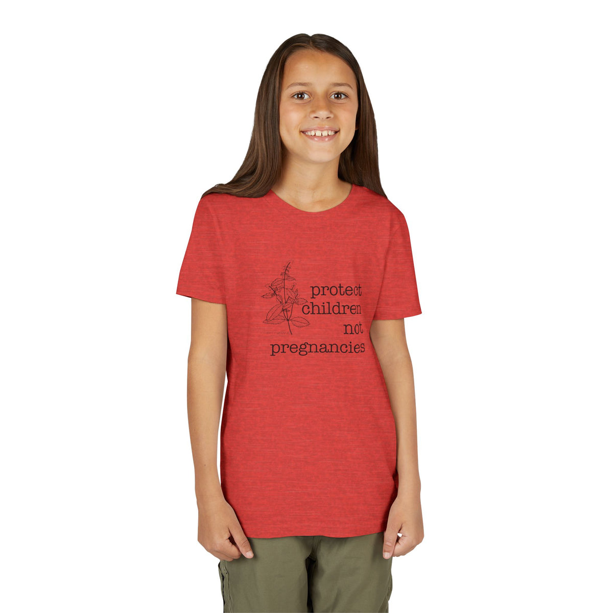 Protect Children Not Pregnancies Youth Short Sleeve Tee