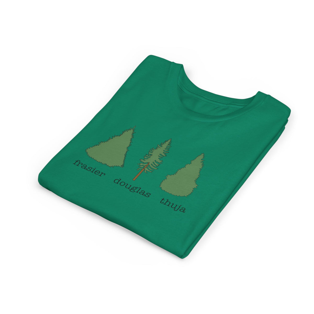 Youth Short Sleeve Tee – Fraser Douglas Thuja Tree Lover Shirt