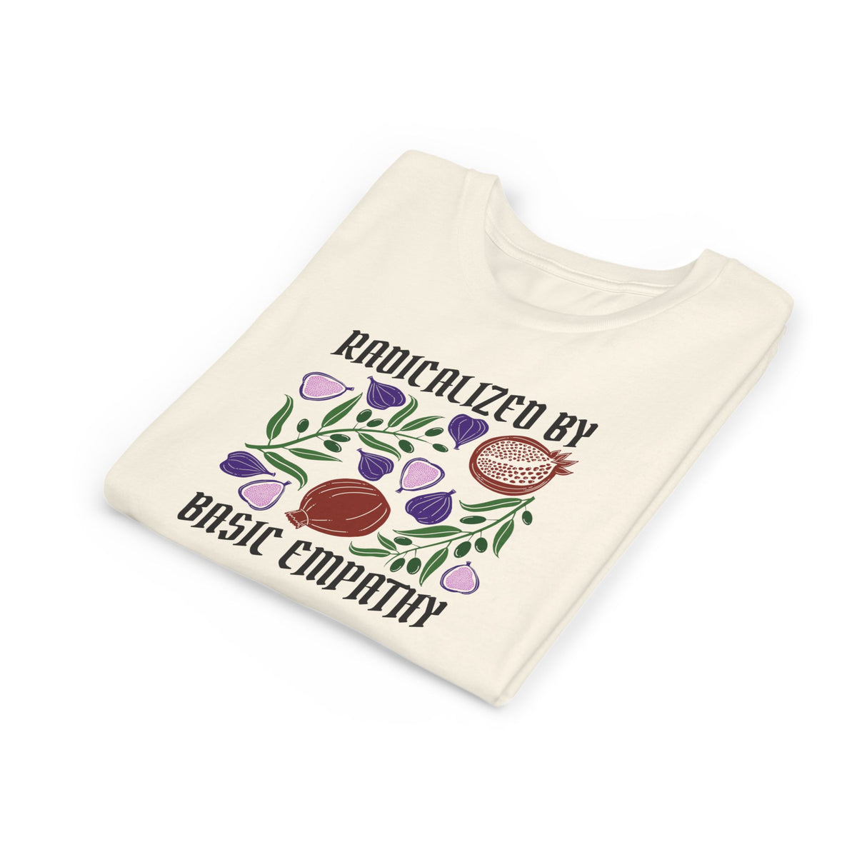 Youth Radicalized by Basic Empathy Floral Graphic T-Shirt