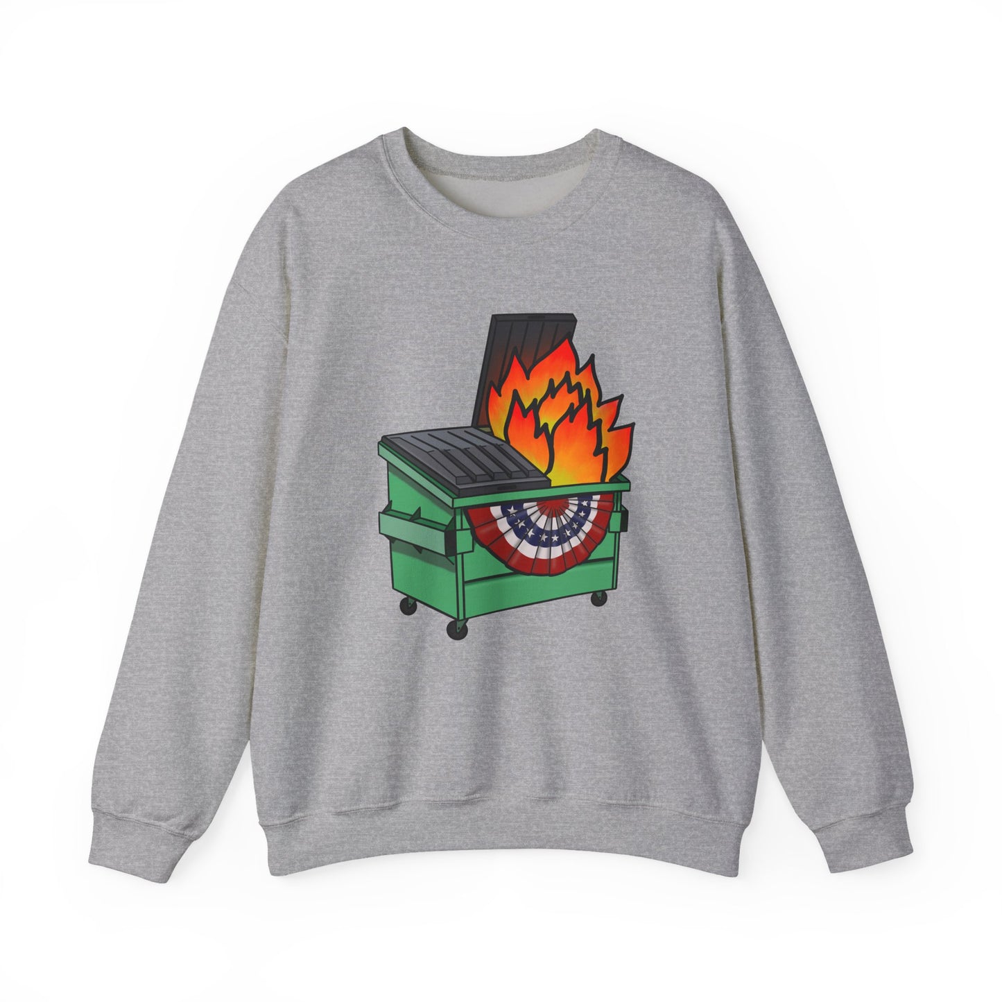 American Dumpster Fire Unisex Heavy Blend™ Crewneck Sweatshirt