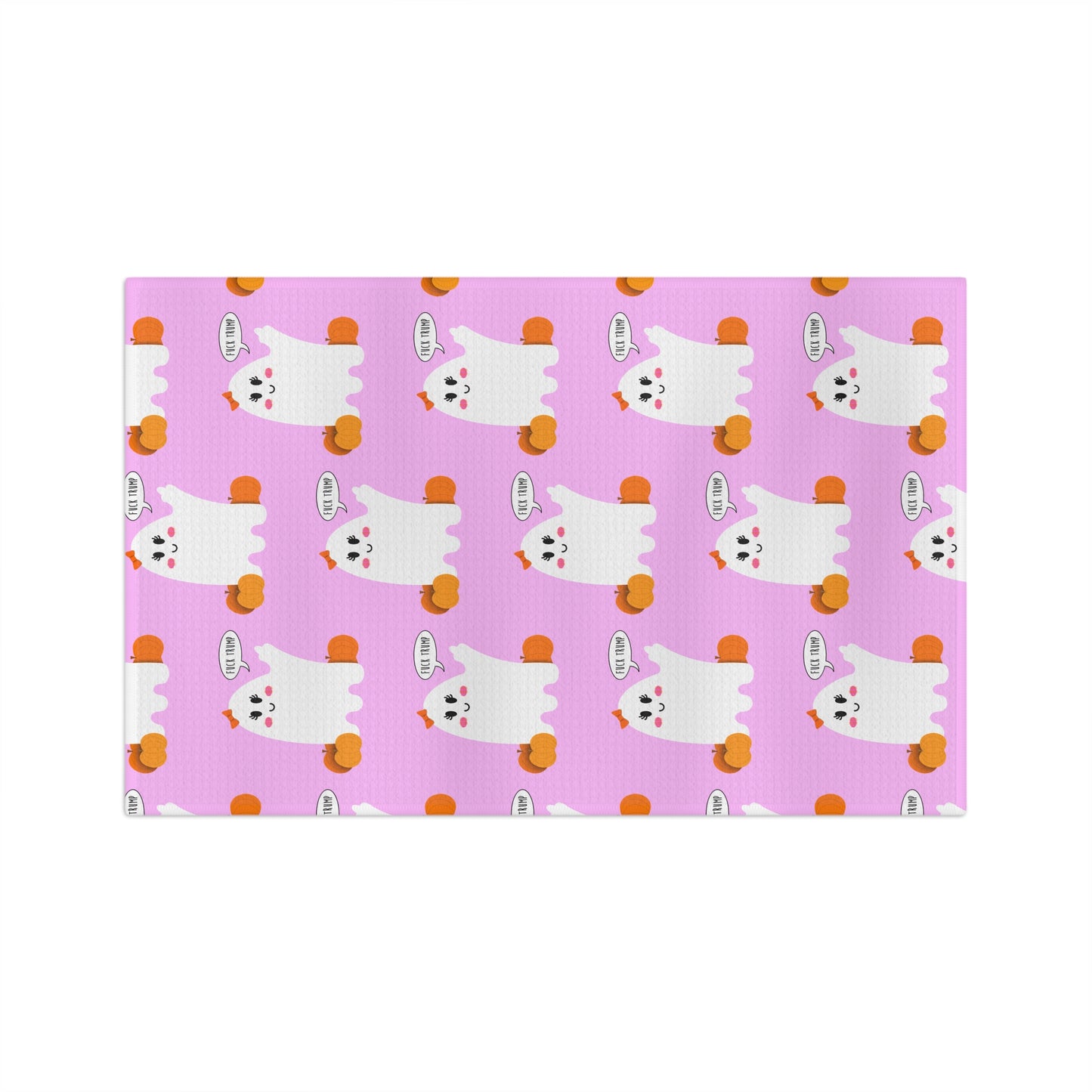 Cute Ghost & Pumpkin Microfiber Tea Towel fdt Halloween Kitchen Towel