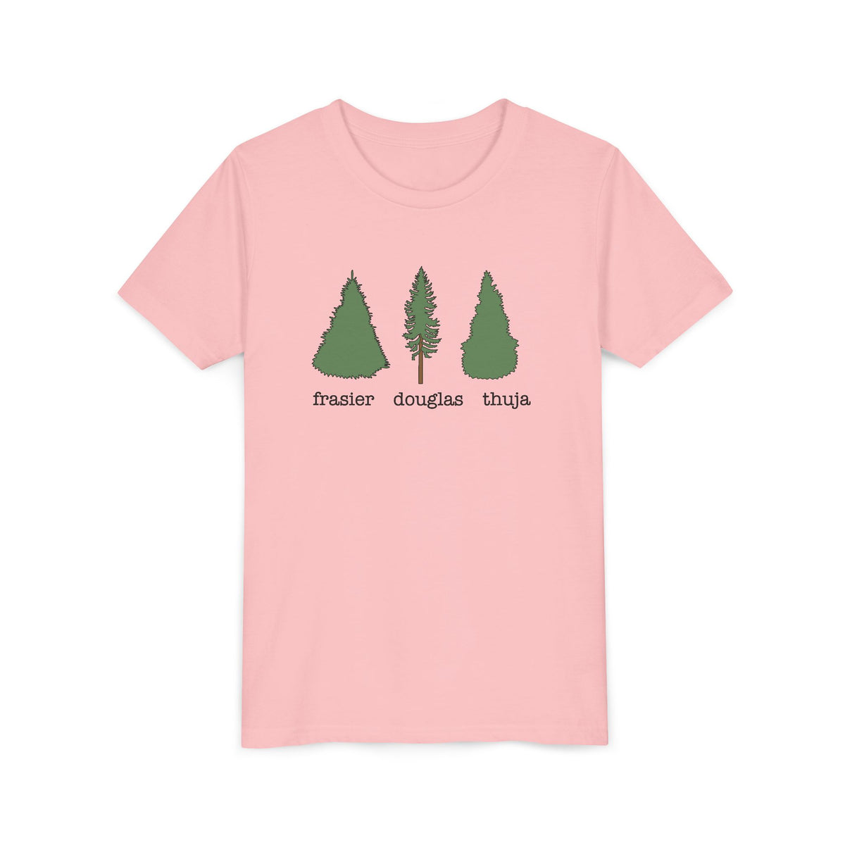 Youth Short Sleeve Tee – Fraser Douglas Thuja Tree Lover Shirt