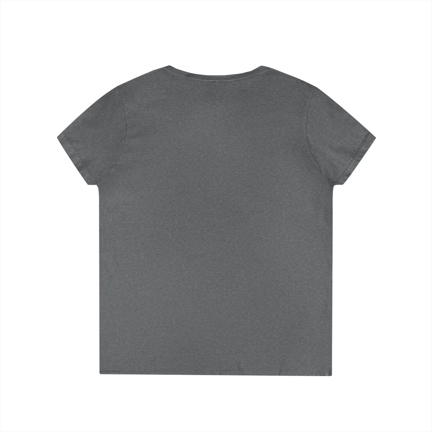 Skeleton & Candy Corn V-Neck Tee Cute Halloween T-Shirt
