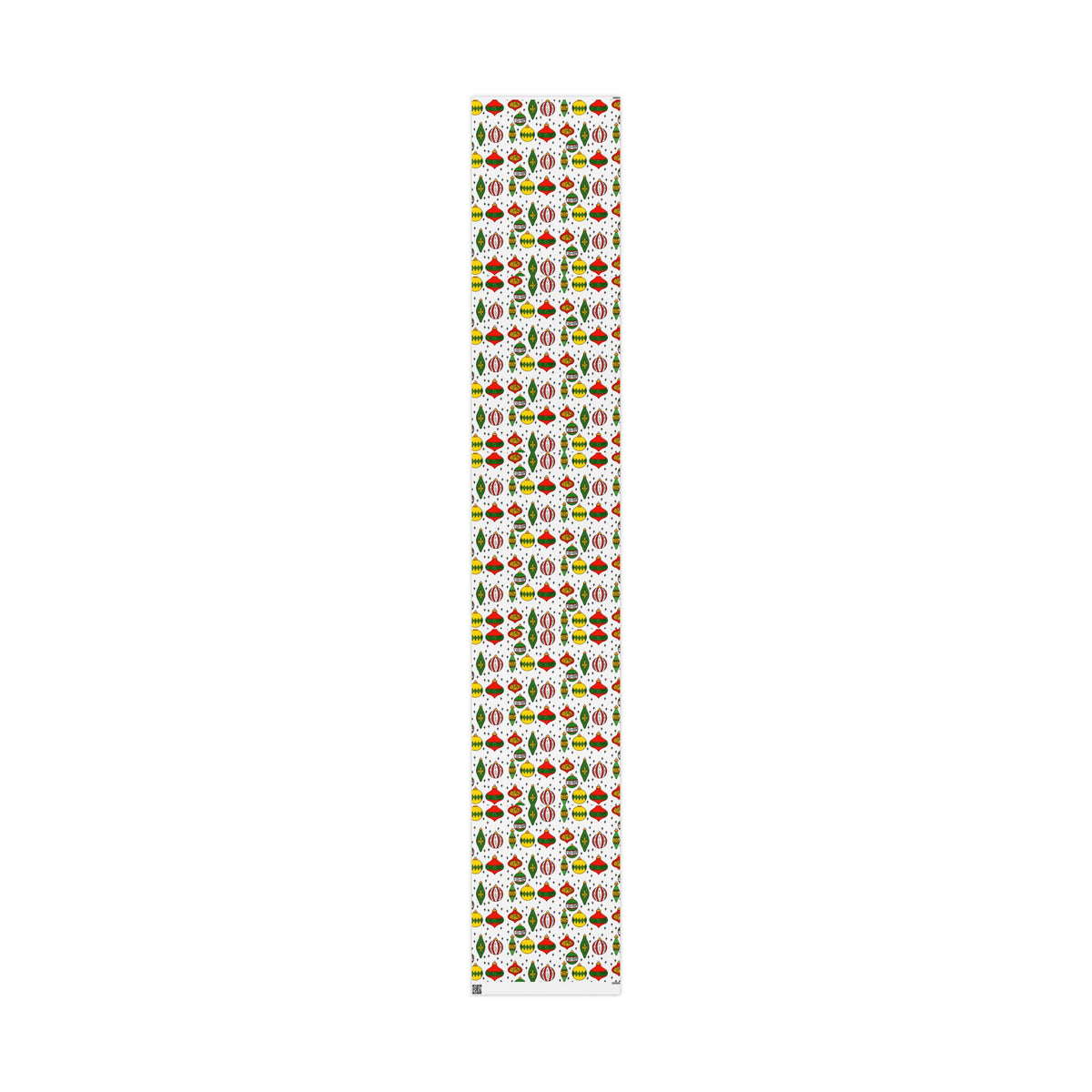 Slightly Subtle Retro Christmas Ornaments FDT Wrapping Paper | Holiday Gift Wrap Roll