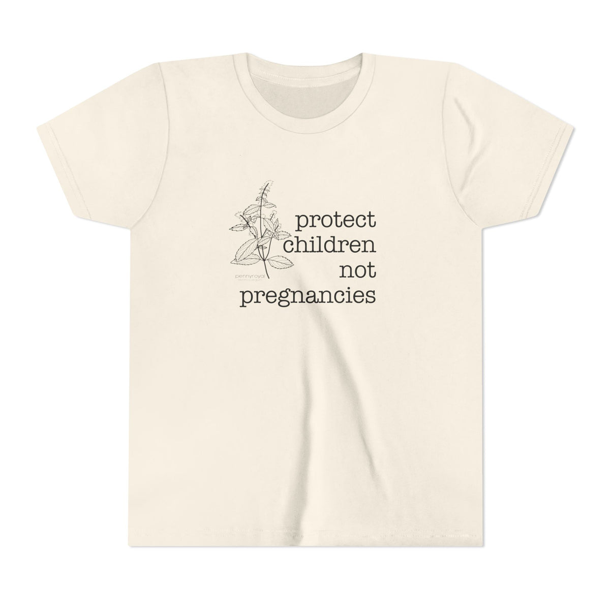 Protect Children Not Pregnancies Youth Short Sleeve Tee