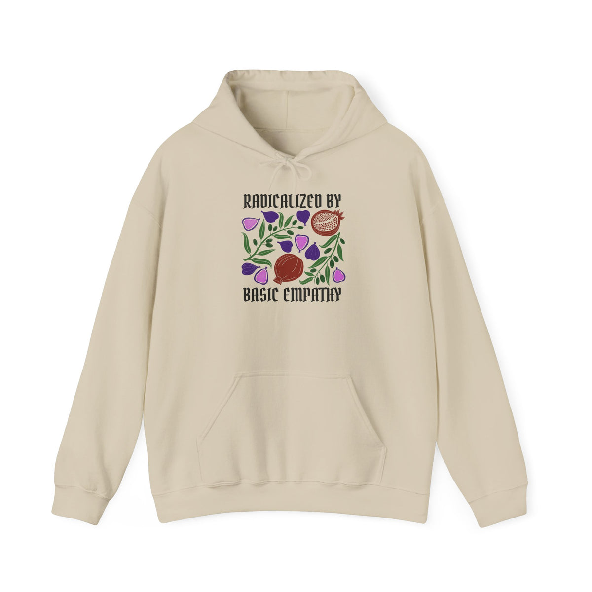Radicalized by Basic Empathy Floral Hoodie