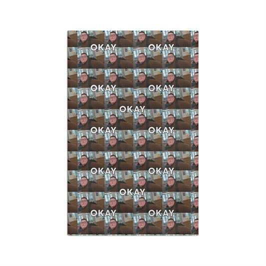 Okay Punch Meme Microfiber Tea Towel | Funny Kitchen Towel