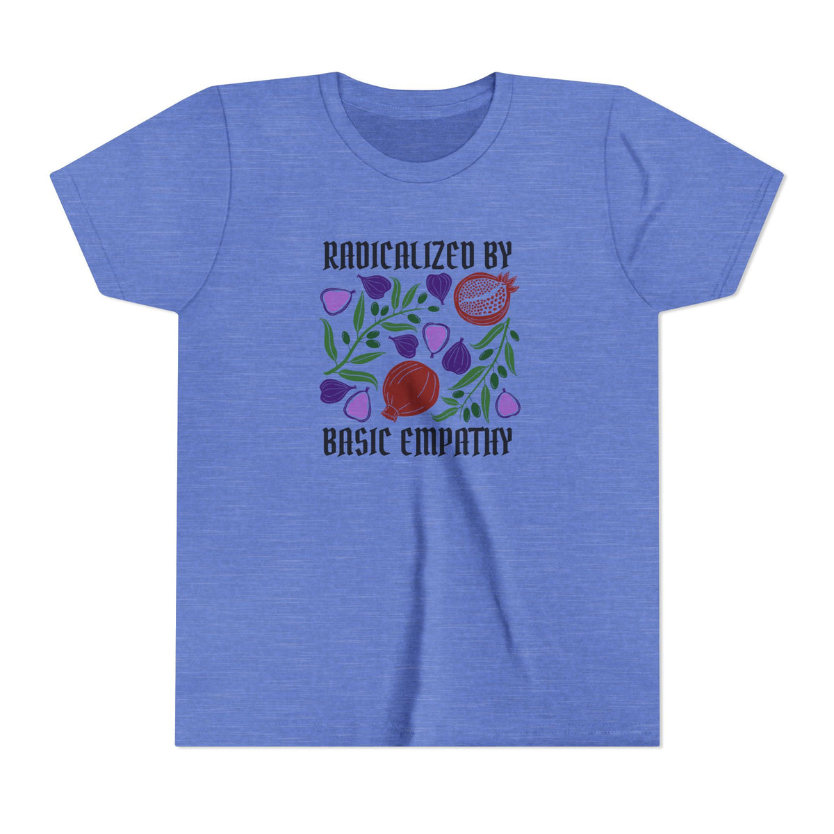 Youth Radicalized by Basic Empathy Floral Graphic T-Shirt