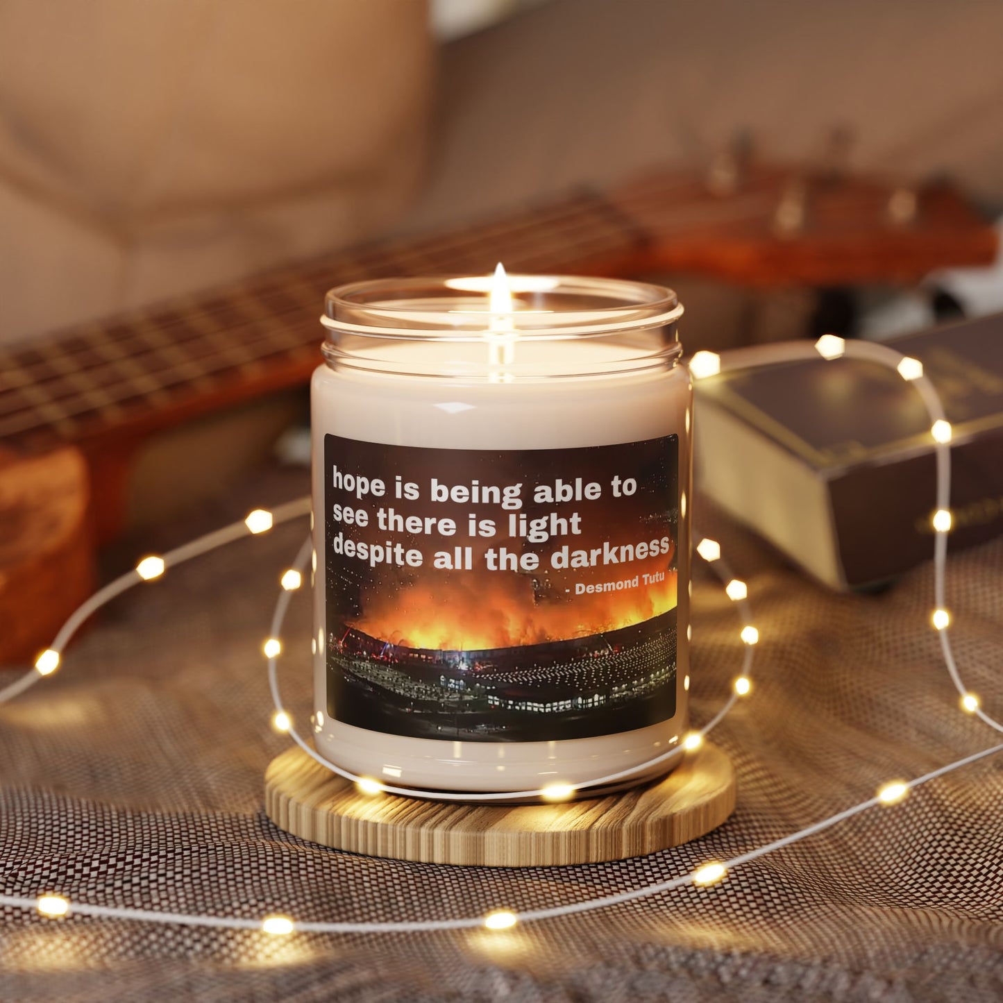 Warehouse Fire Candle for Hope | Scented Soy Candle 9oz