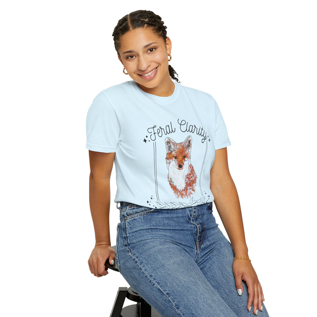 Feral Clarity Fox Graphic T-Shirt