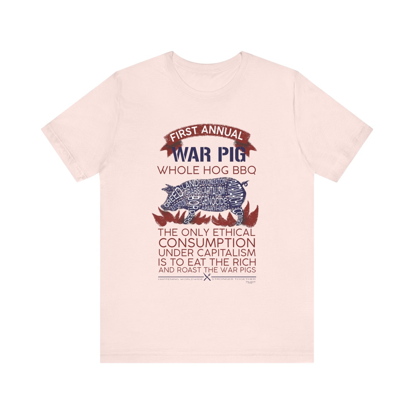 Whole Hog Pig Roast Unisex Jersey Short Sleeve Tee