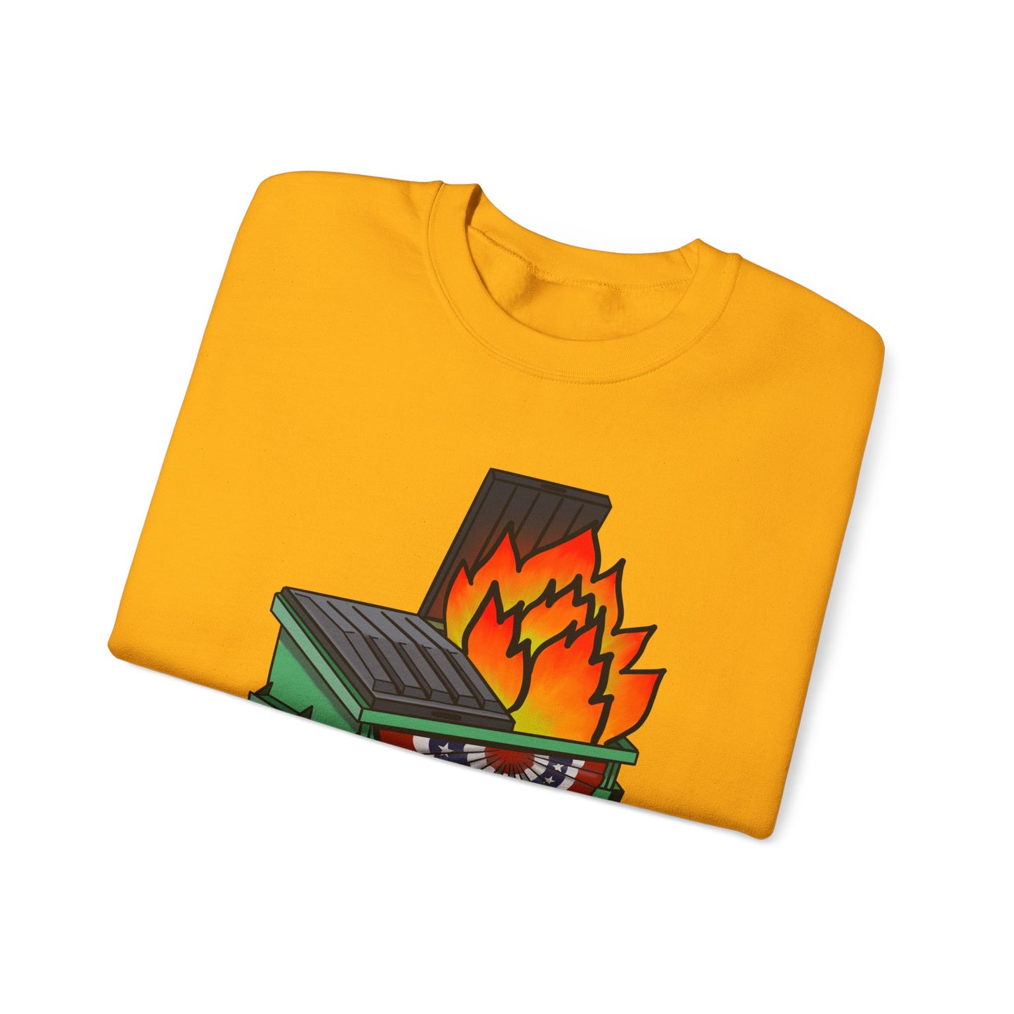American Dumpster Fire Unisex Heavy Blend™ Crewneck Sweatshirt