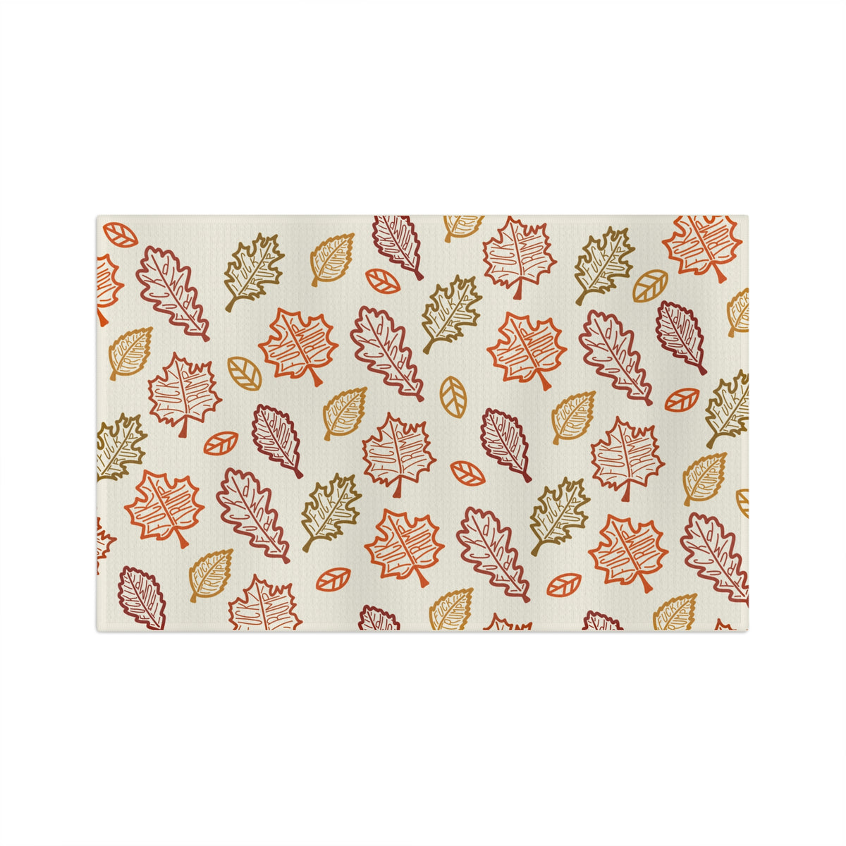 Autumn Leaves Microfiber Tea Towel Fall Kitchen Dish Cloth