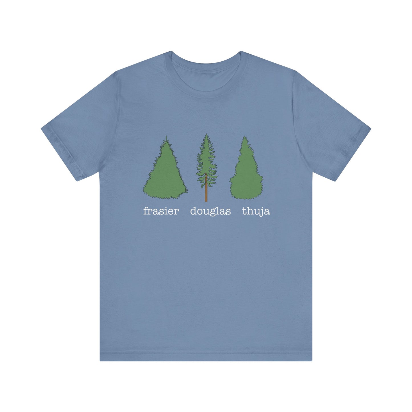 Frasier Douglas Thuja FDT Pine Tree Tee for Nature Lovers, Unisex Birthday Gift, Casual Wear, Outdoor Adventure Shirt, Eco-Conscious Style
