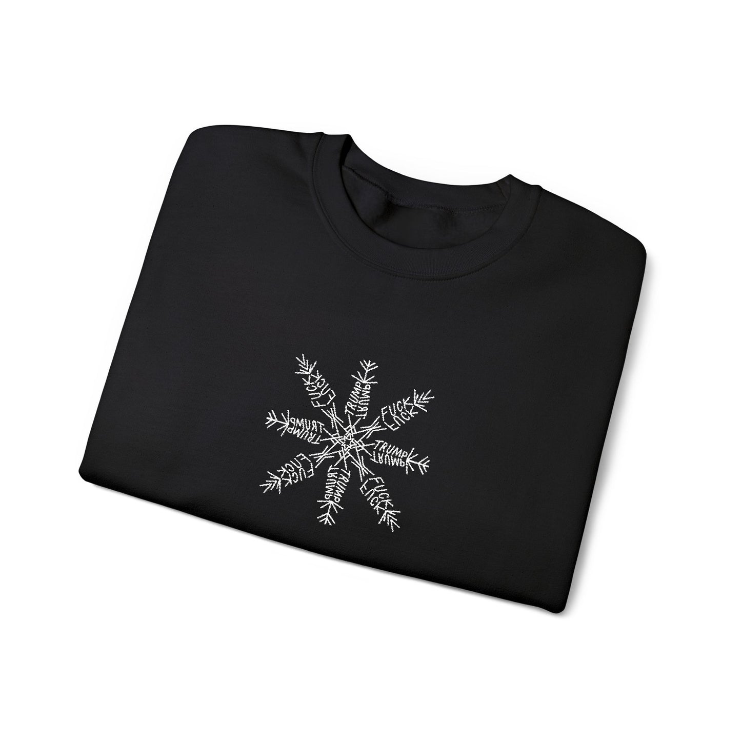 Slightly Subtle Snowflake Unisex Heavy Blend™ Crewneck Sweatshirt