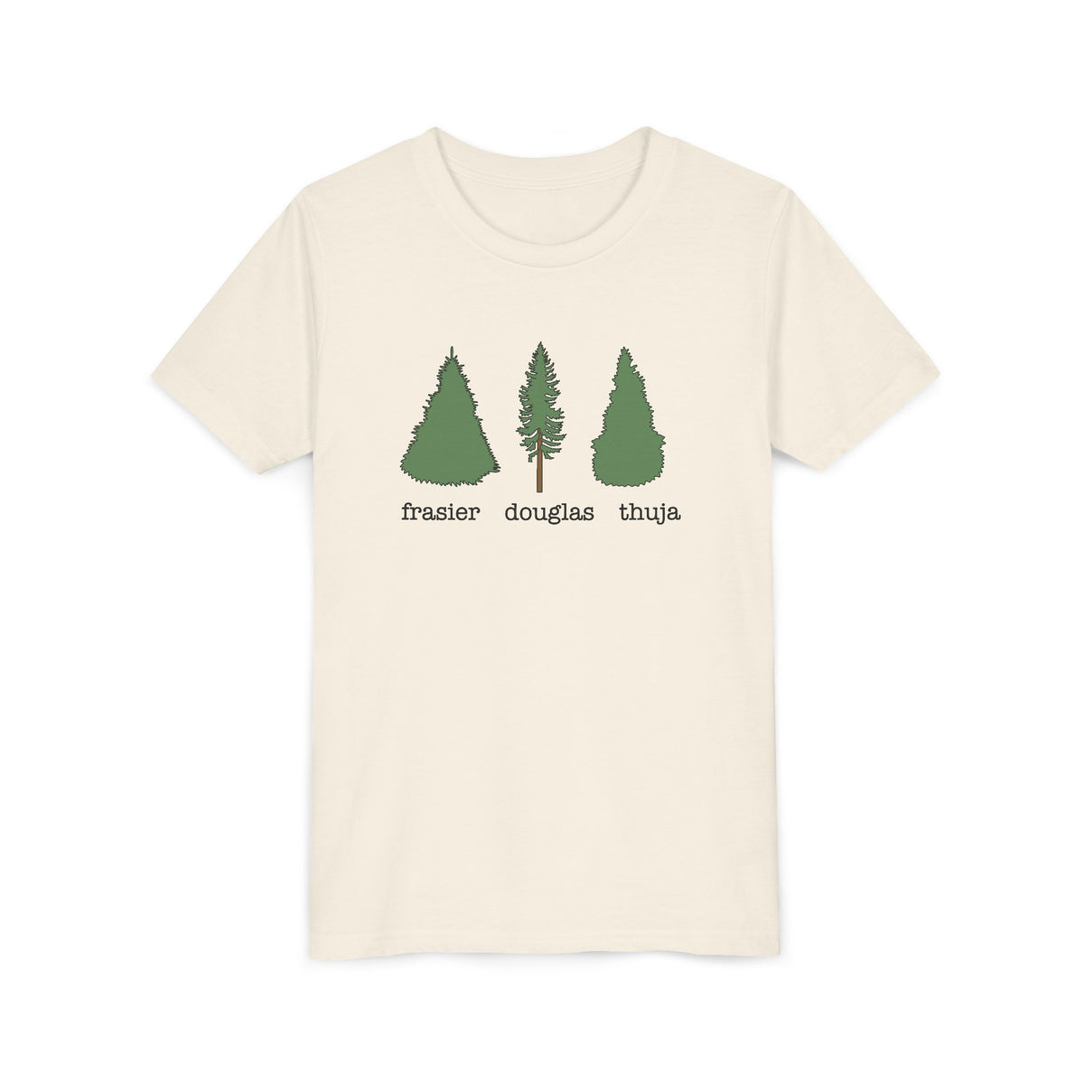 Youth Short Sleeve Tee – Fraser Douglas Thuja Tree Lover Shirt