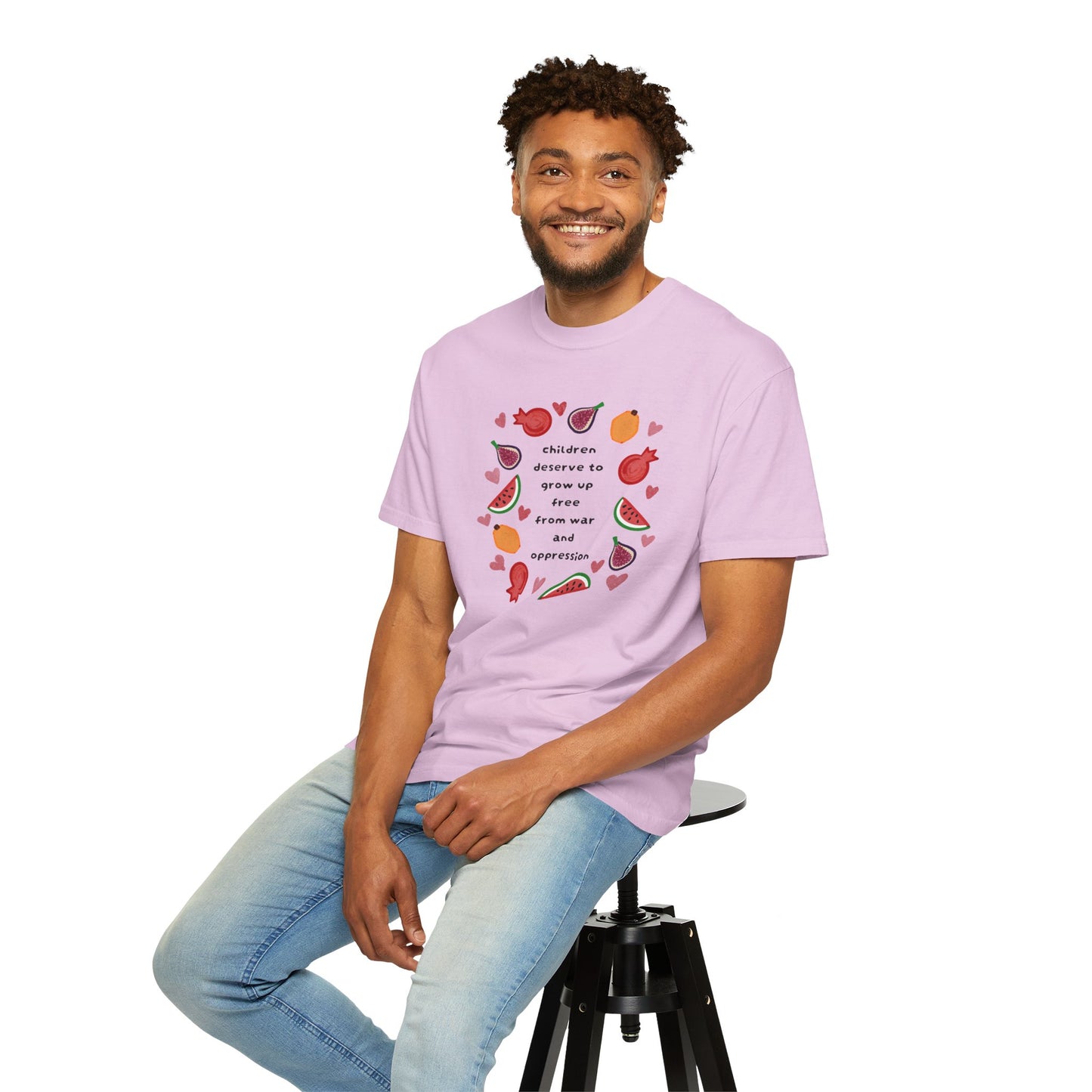 Children Deserve to Grow Up Tee Anti War Peace & Freedom Statement T-Shirt