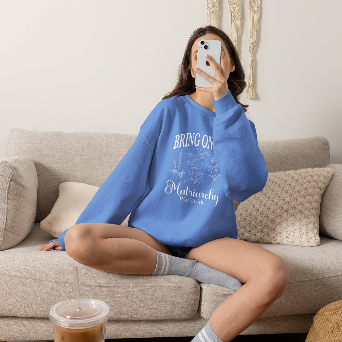 Bring on the Matriarchy Classic Crewneck Sweatshirt