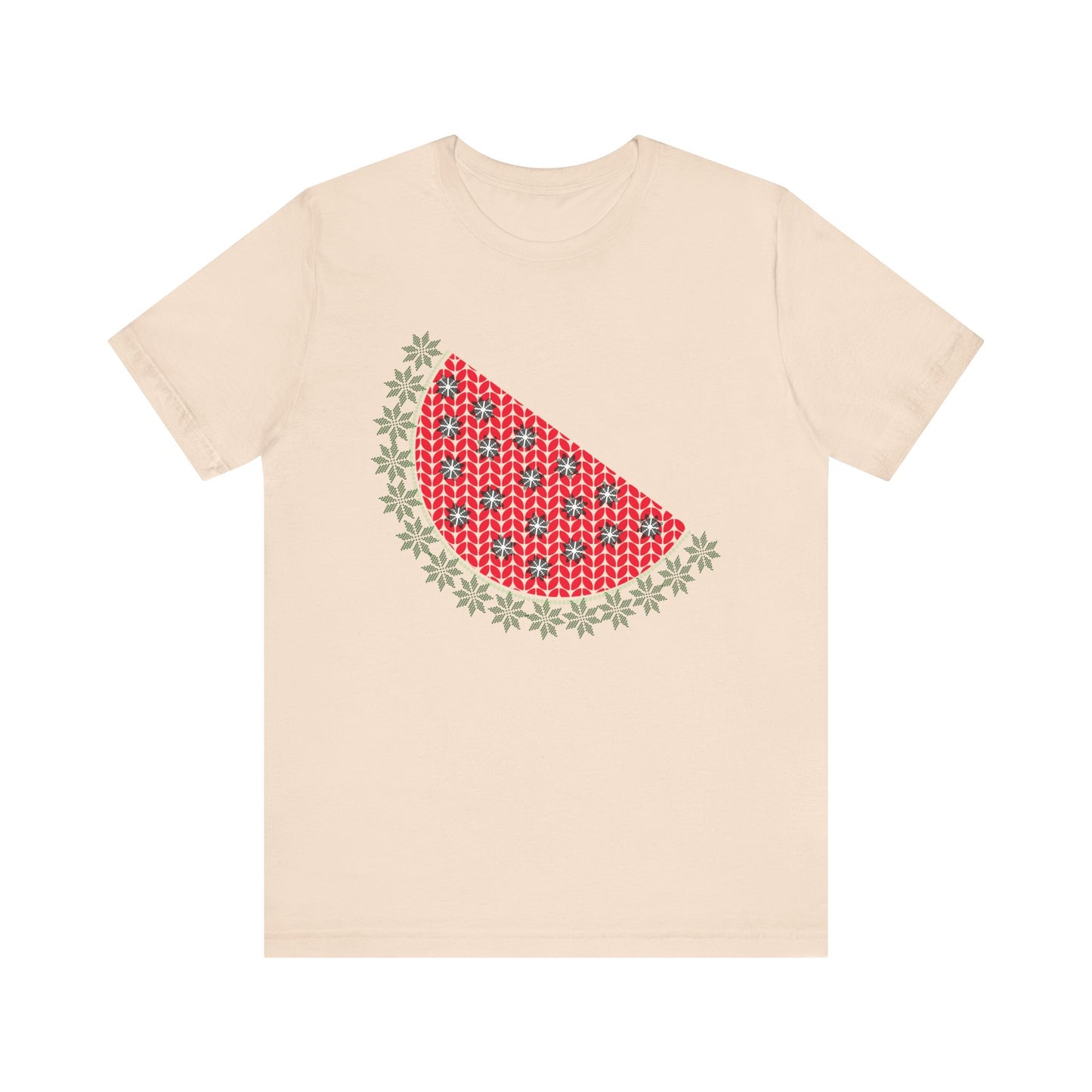 Watermelon Ugly Sweater Unisex Jersey Short Sleeve Tee