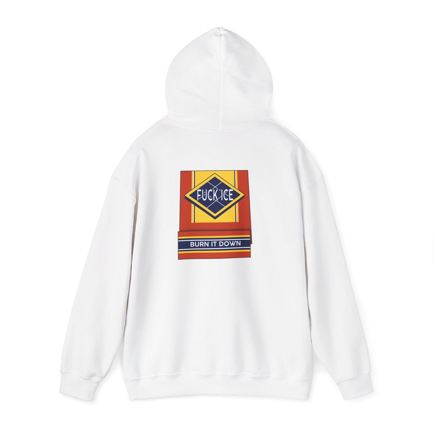 Matchbox Graphic Hoodie | Burn It Down Slogan
