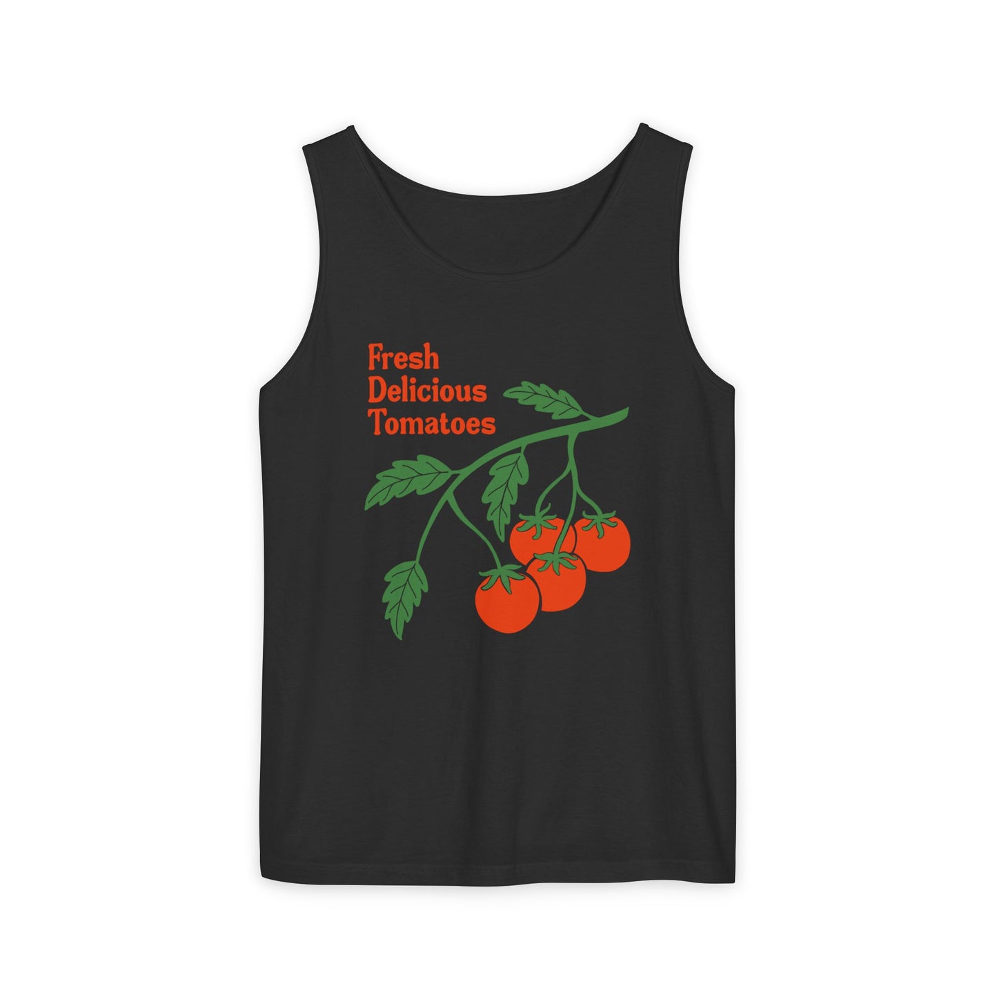 Fresh Delicious Tomatoes Tank Top | Cherry Tomato Illustration, Garden Produce Tee
