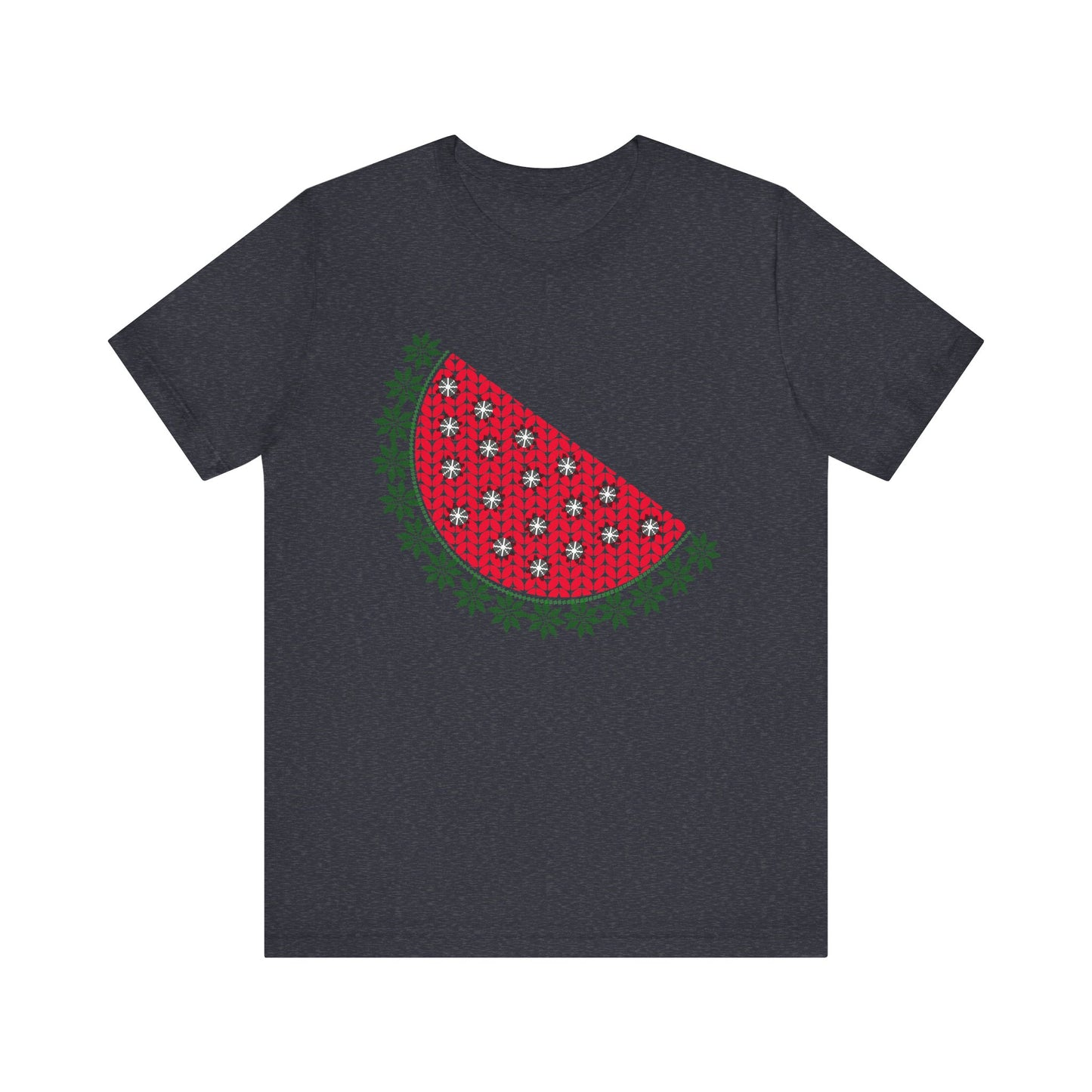 Watermelon Ugly Sweater Unisex Jersey Short Sleeve Tee
