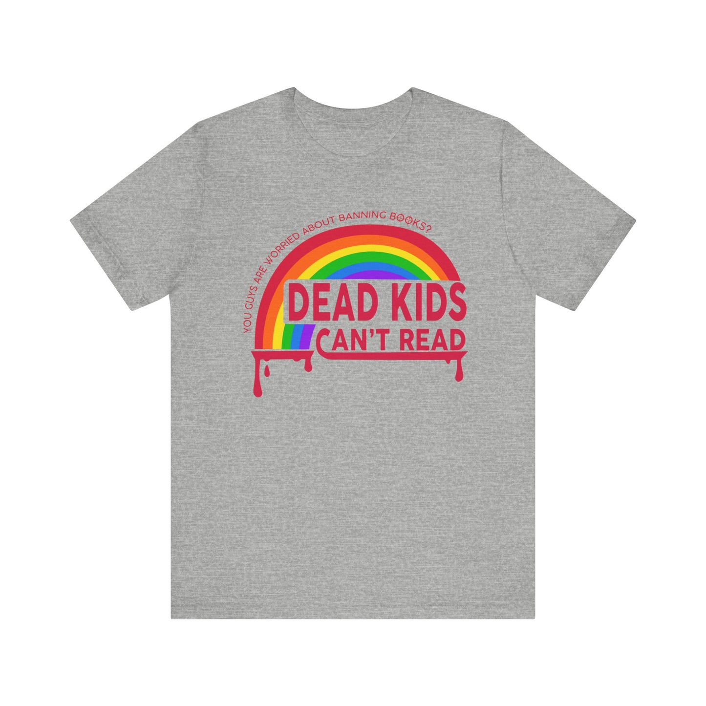 Bleeding Rainbow Unisex Jersey Short Sleeve Tee