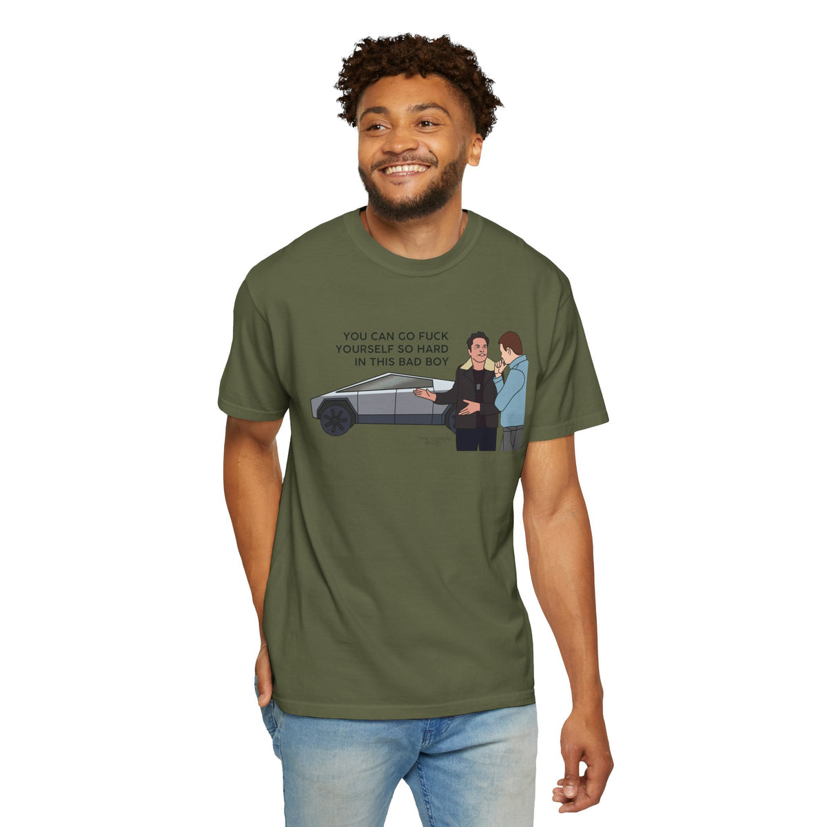 Elon Musk Cybertruck Tesla You Can Go Fuck Yourself So Hard in This Bad Boy T-Shirt