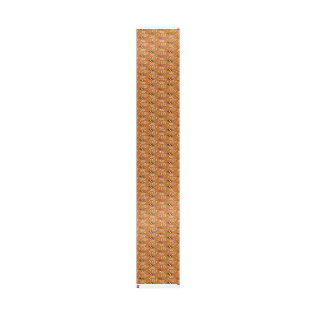 Slightly Subtle Gingerbread House FDT Pattern Wrapping Paper | Holiday Gift Wrap