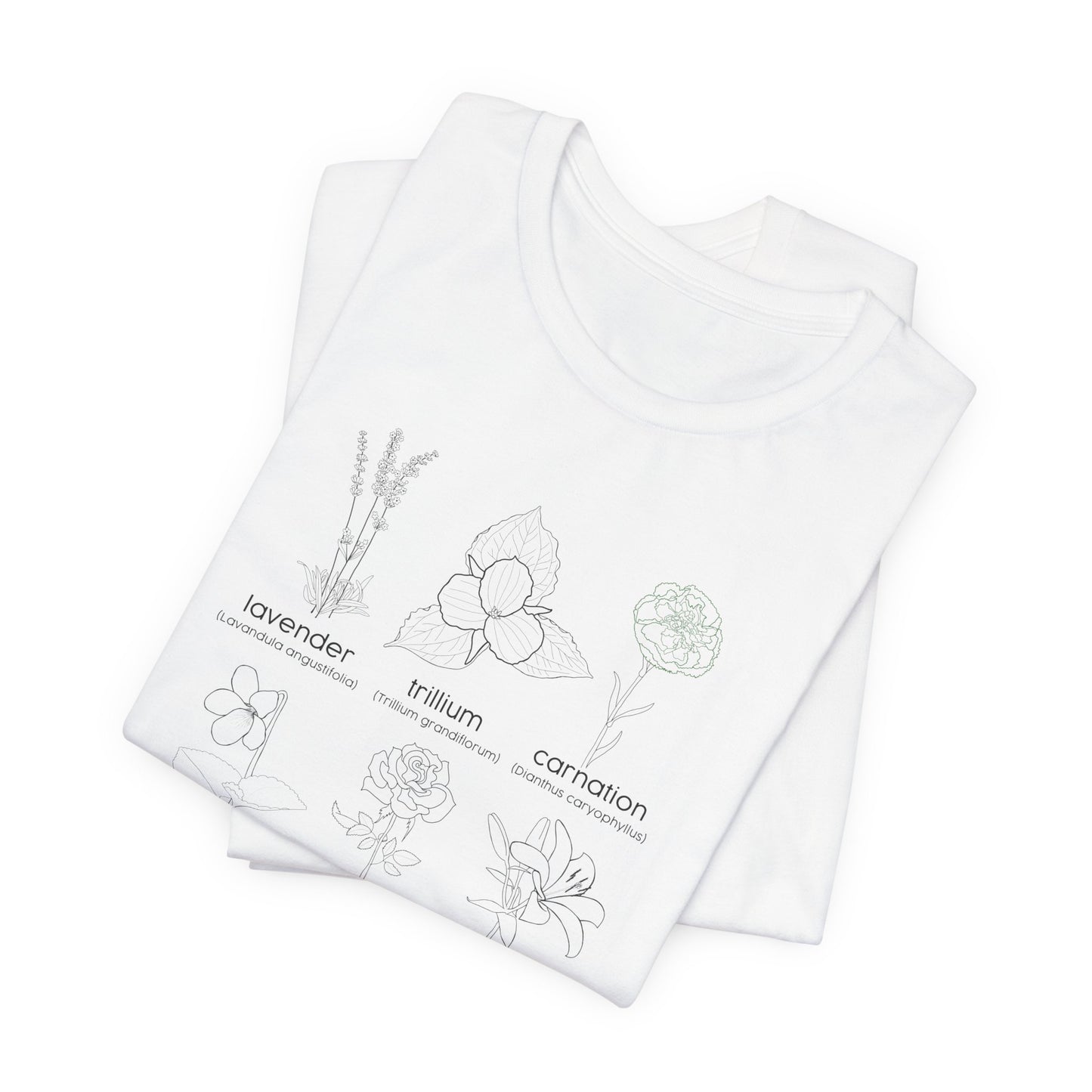 Historically Queer Flowers Unisex Jersey Short Sleeve Tee