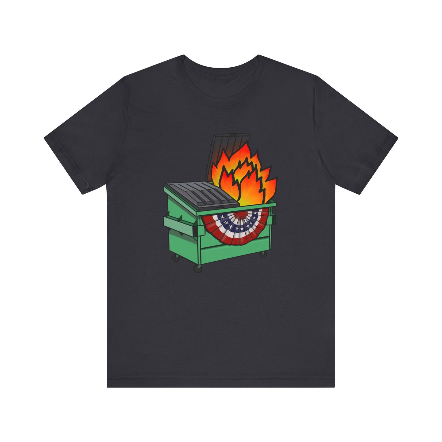 American Dumpster Fire Unisex Jersey Short Sleeve Tee