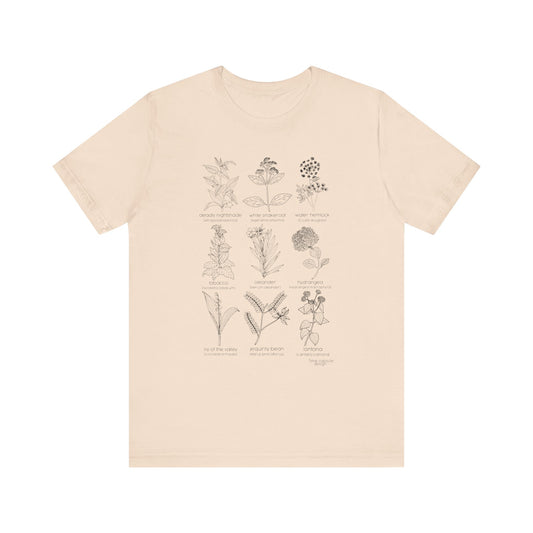 Deadly Nightshade Mix Unisex Jersey Short Sleeve Tee