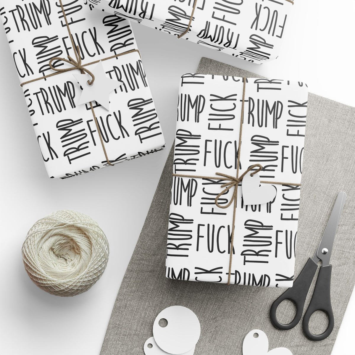 Slightly Subtle Farmhouse Text Wrapping Papers, Basketweave Pattern, Birthday, Christmas, Holiday Packaging, Rustic Design Paper Roll
