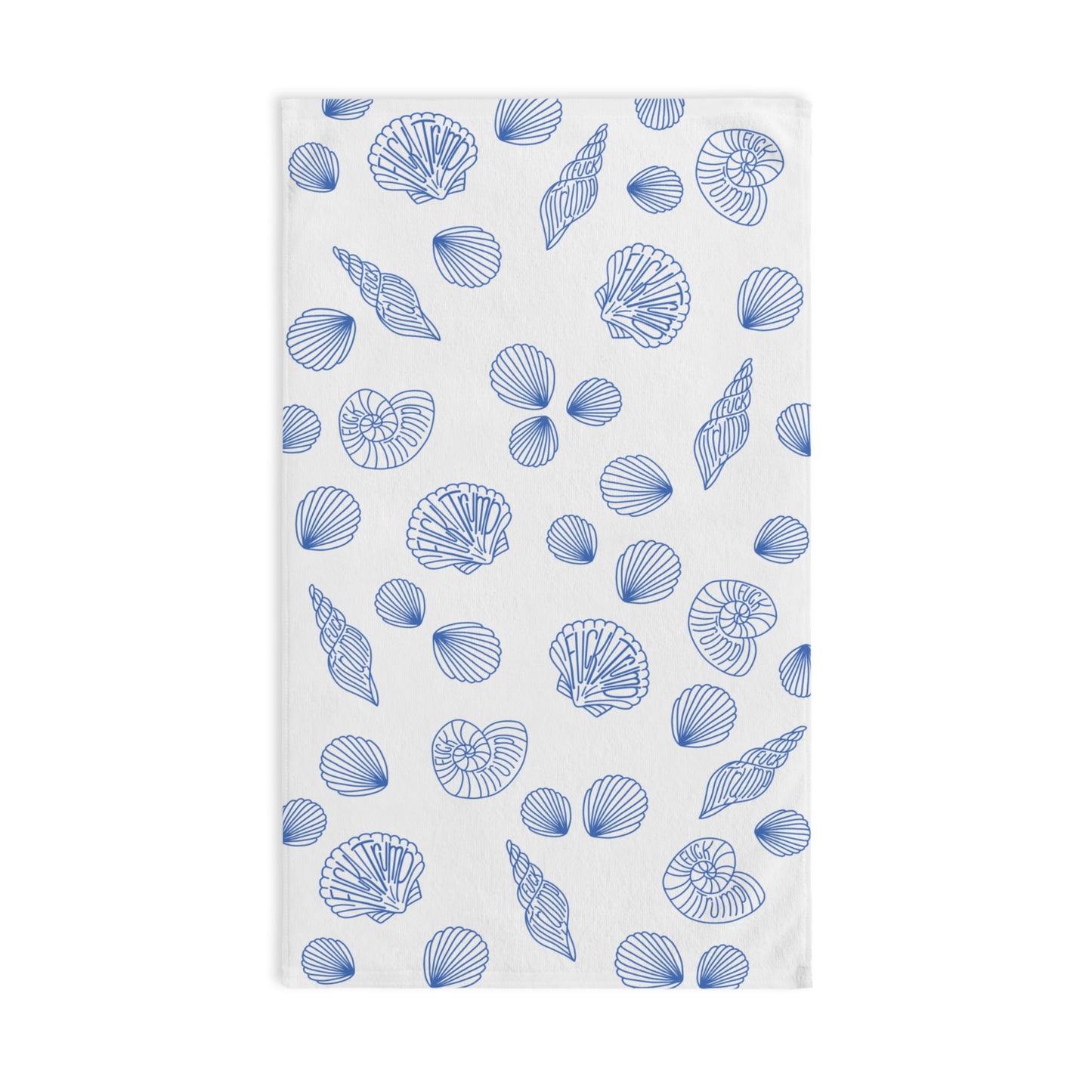 Slightly Subtle Coastal Shell Hand Towel, Nautical Kitchen Towel, Beach Decor, Ocean-Inspired Gift, Coastal Living Essentials, Summer Home Style