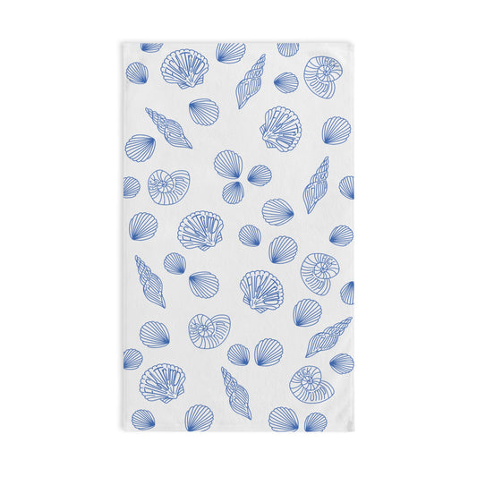 Slightly Subtle Coastal Shell Hand Towel, Nautical Kitchen Towel, Beach Decor, Ocean-Inspired Gift, Coastal Living Essentials, Summer Home Style