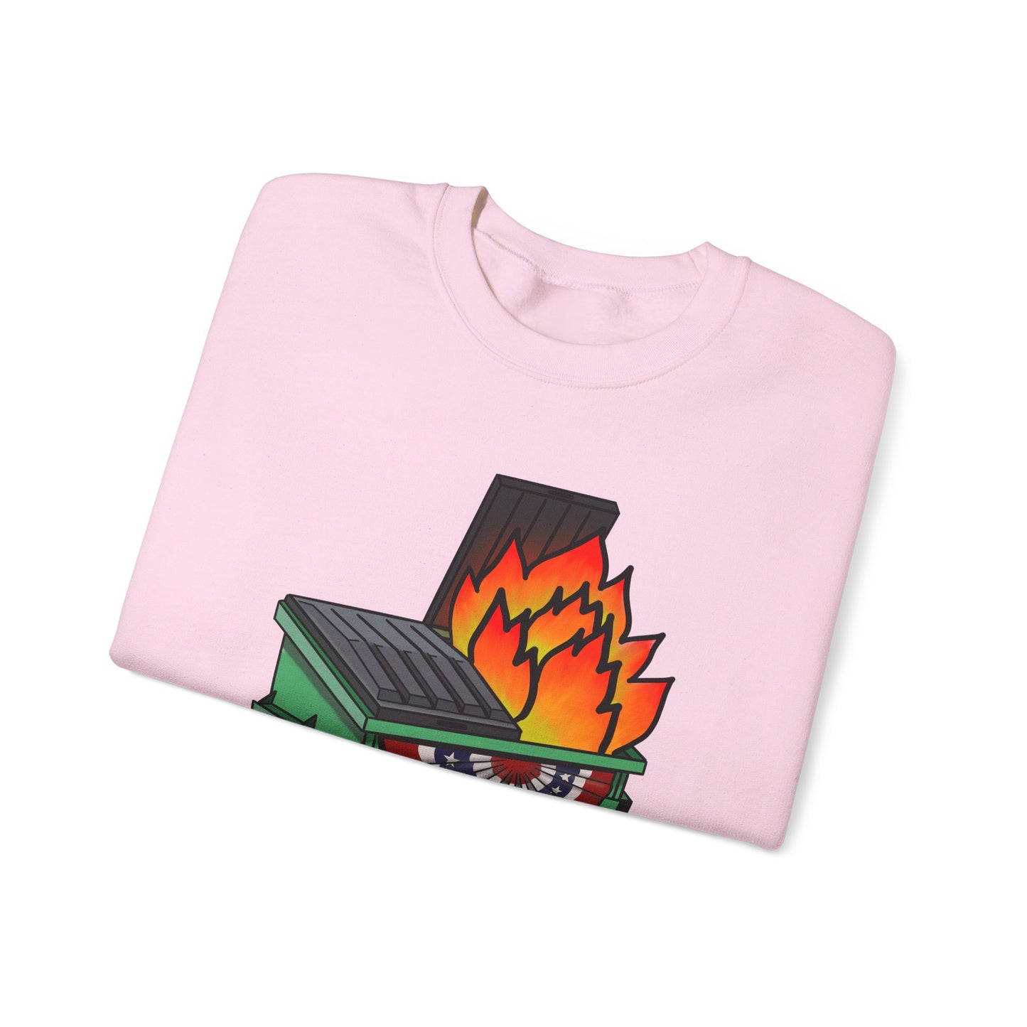 American Dumpster Fire Unisex Heavy Blend™ Crewneck Sweatshirt