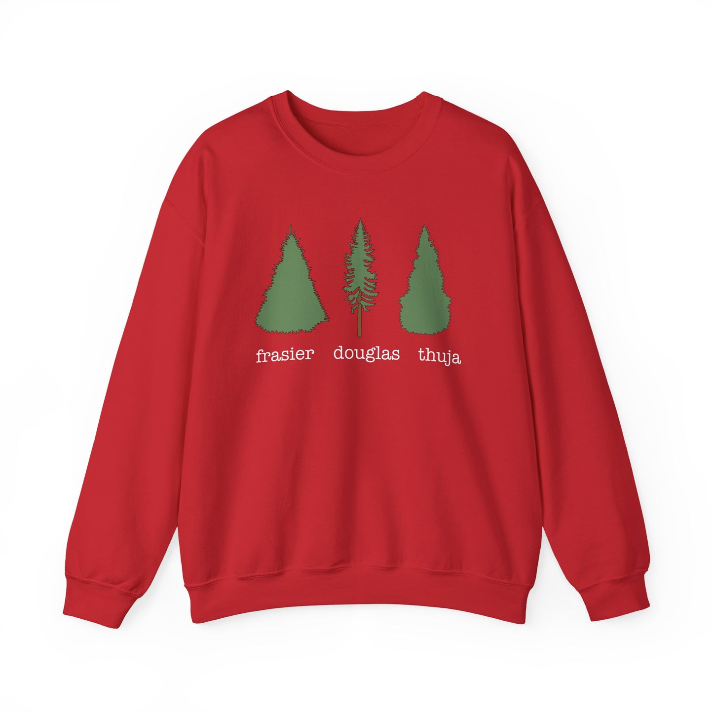 Frasier Douglas Thuja FDT Pine Tree Eco-Friendly Tree Sweatshirt, Unisex Crewneck, Nature Lover Gift, Casual Outfit, Gift for Him or Her