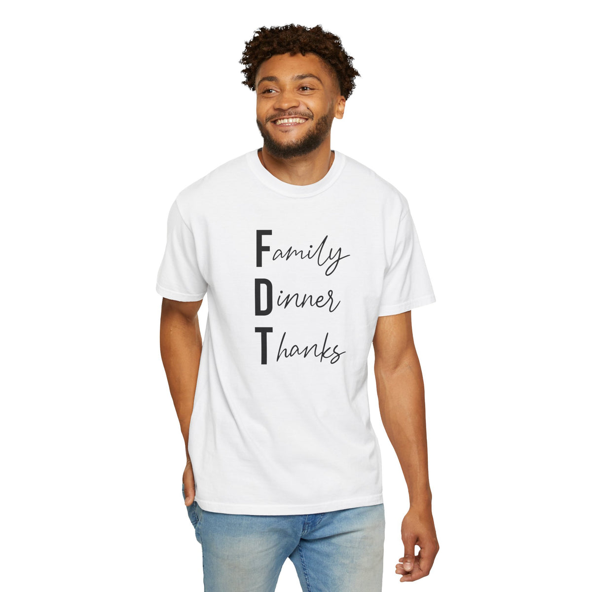 Family Dinner Thanks T-Shirt fdt Thanksgiving Family Gathering Tee
