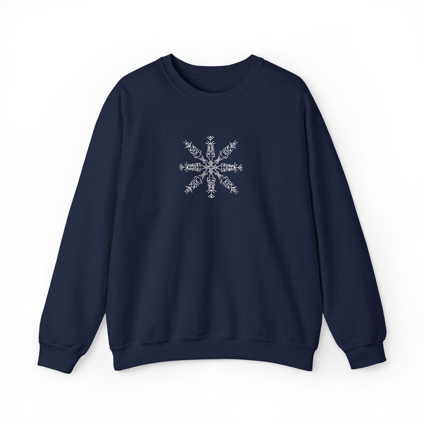 Slightly Subtle Snowflake Unisex Heavy Blend™ Crewneck Sweatshirt