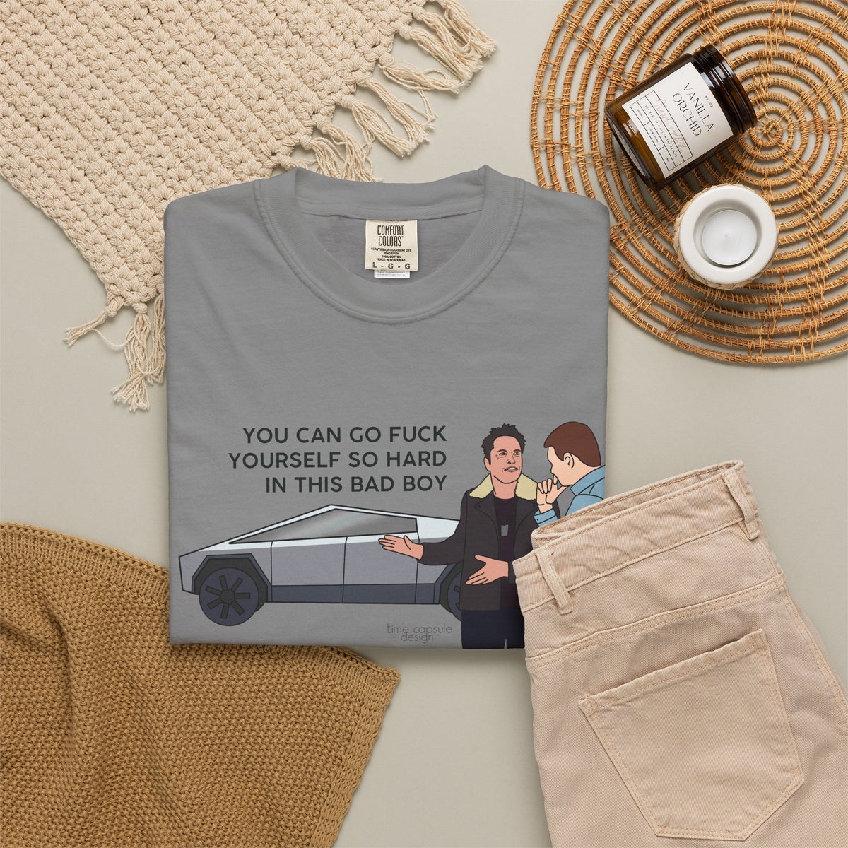 Elon Musk Cybertruck Tesla You Can Go Fuck Yourself So Hard in This Bad Boy T-Shirt