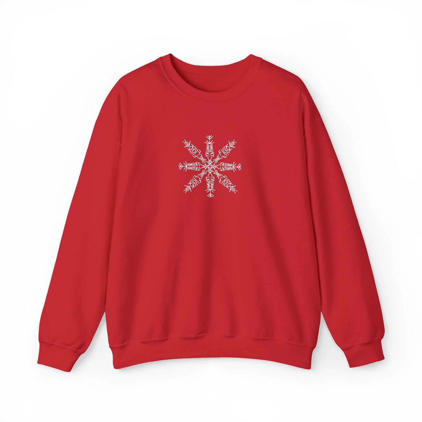 Slightly Subtle Snowflake Unisex Heavy Blend™ Crewneck Sweatshirt