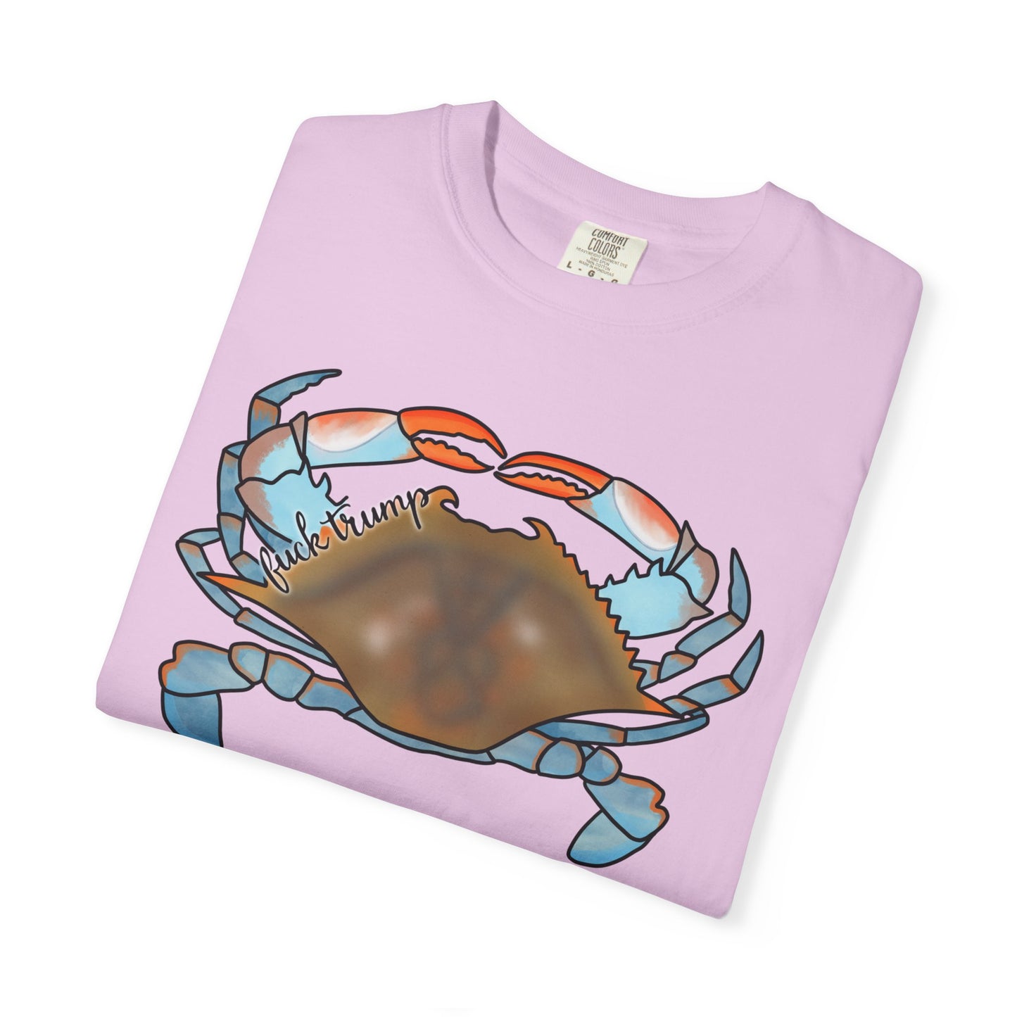 Slightly Subtle Blue Crab Graphic T-Shirt — Coastal Seafood Beach Tee