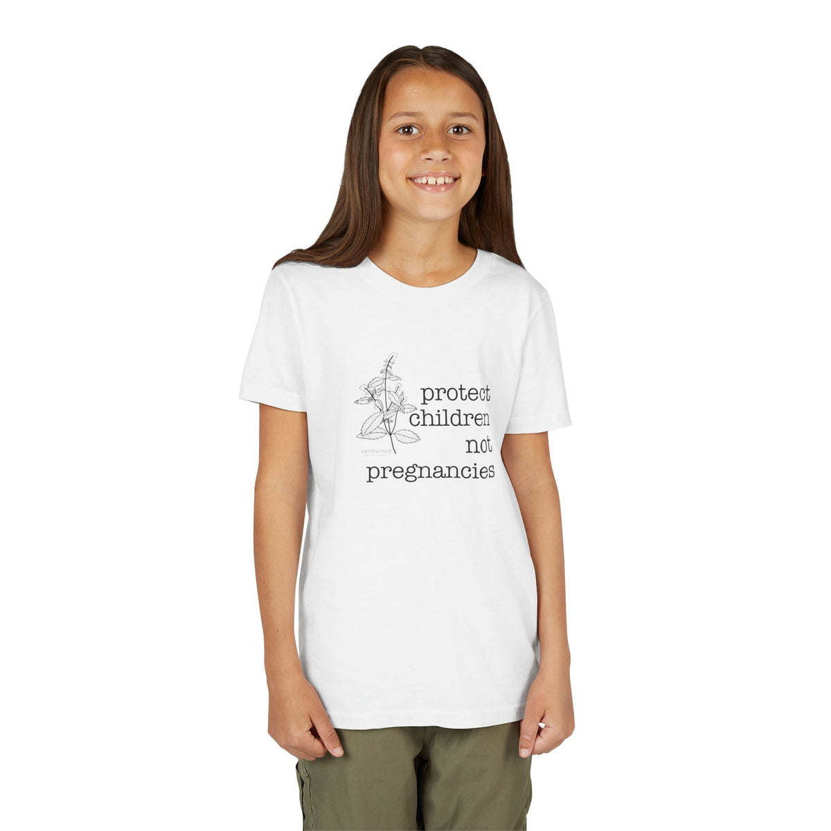 Protect Children Not Pregnancies Youth Short Sleeve Tee